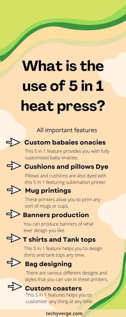What is the Use of 5 in 1 Heat Press