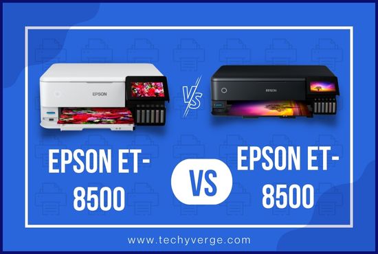 Epson ET-8500 Vs ET-8550  Difference Of Specs In Ecotank Photo